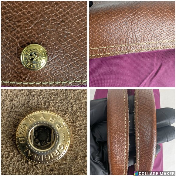 Longchamp Le Pliage Large Nylon Pink Travel Tote Bag Handbag Made in China. - Picture 5 of 13